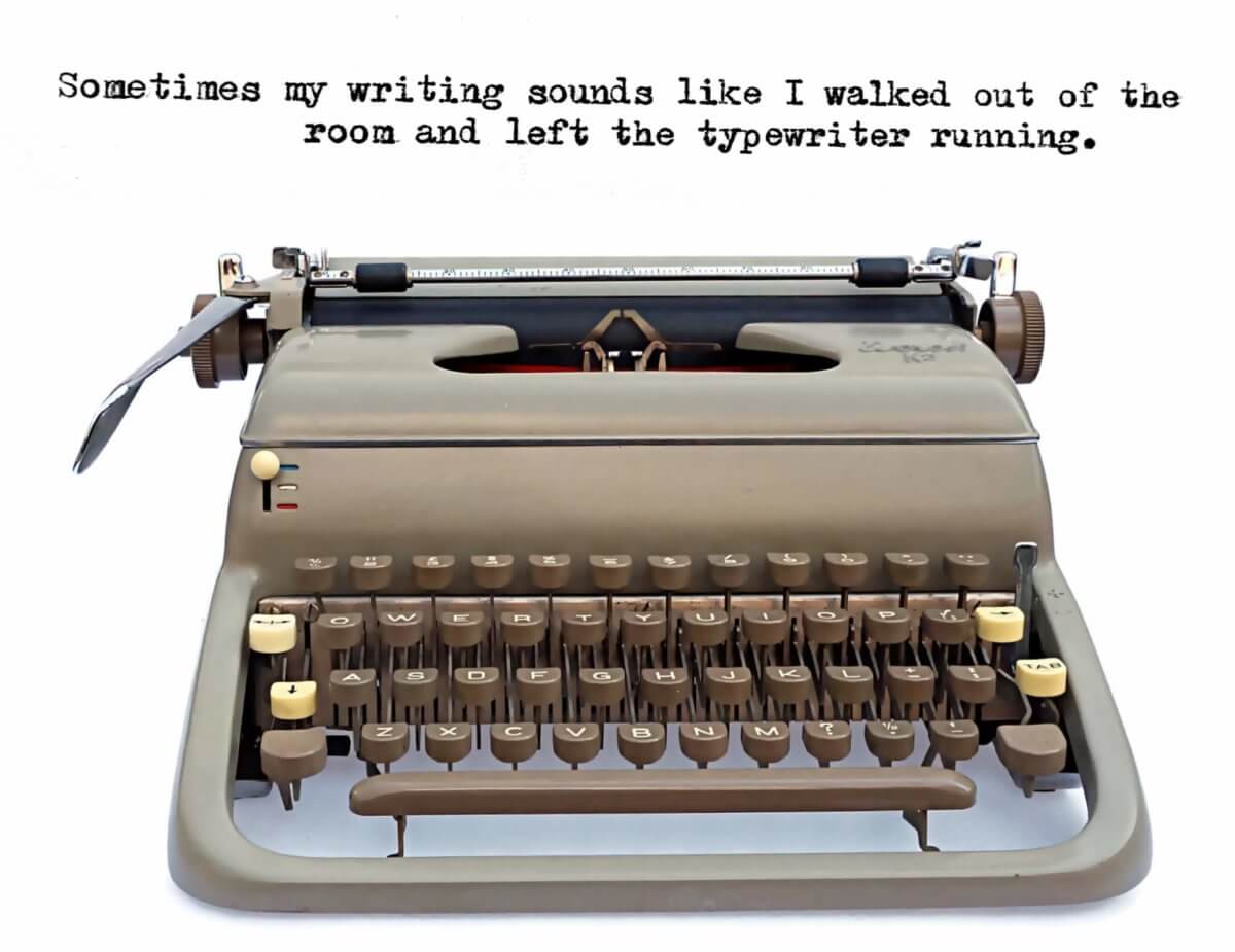 Typewriter Quotes Typed on Real Vintage Typewriters My Cup Of Retro