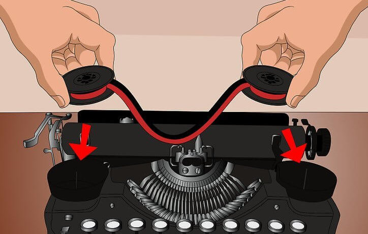 how to change a typewriter ribbon