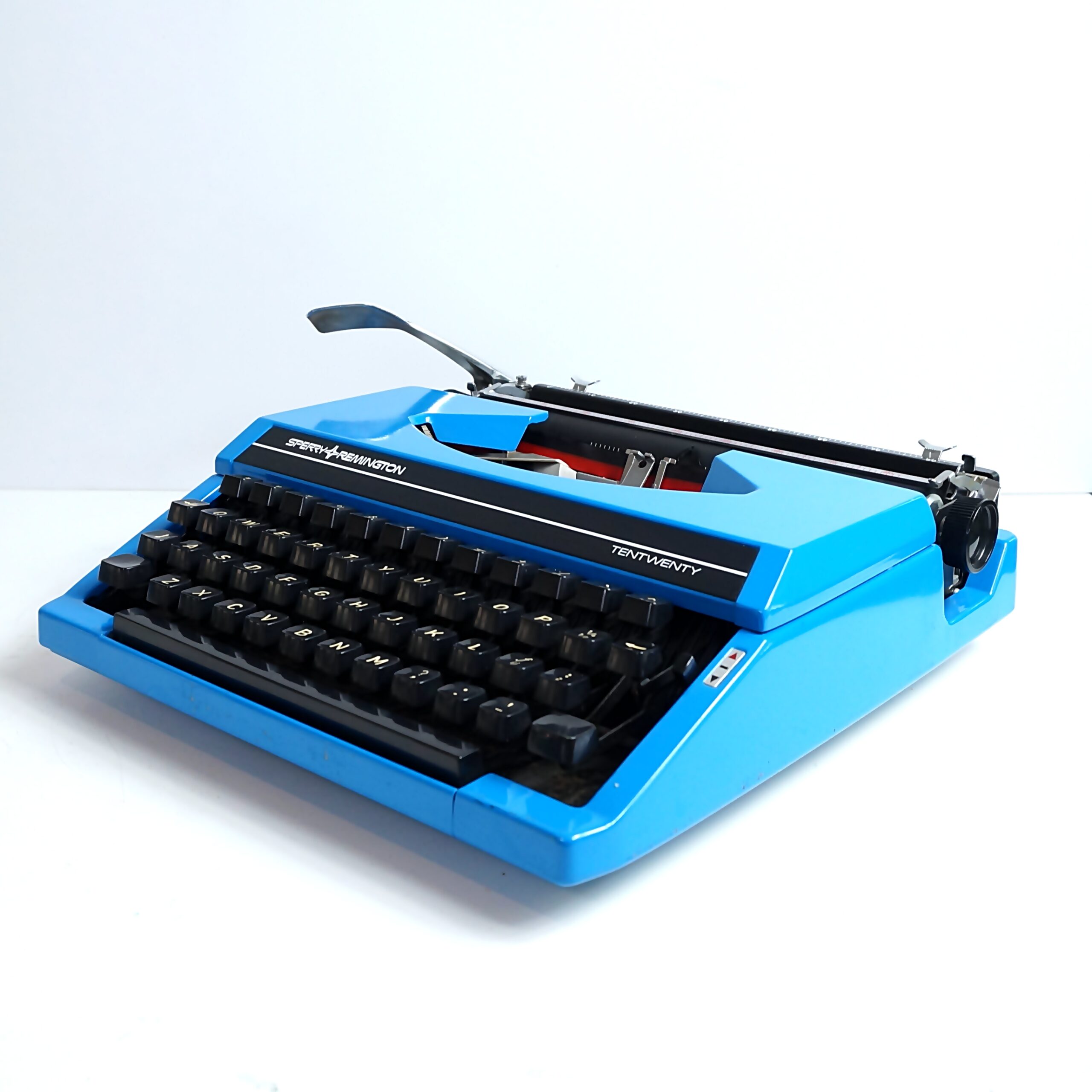 Blue Remington Typewriter