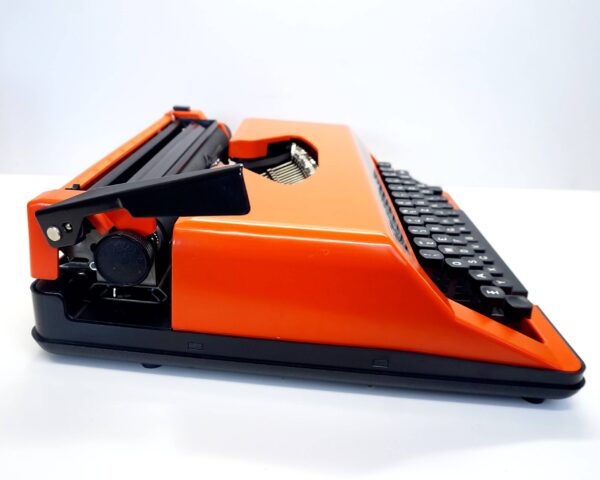 orange typewriter
