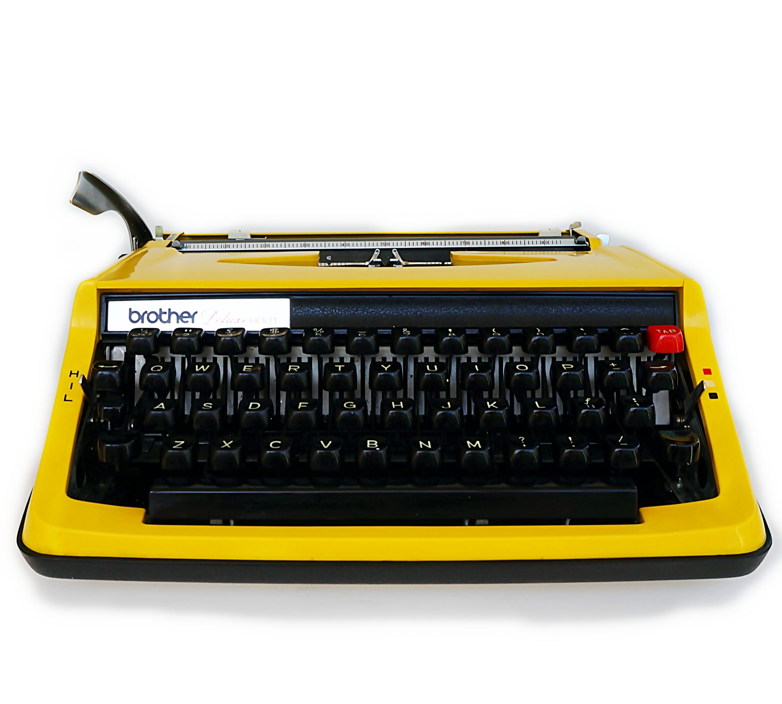 Yellow Brother Deluxe Typewriter My Cup Of Retro Typewriter