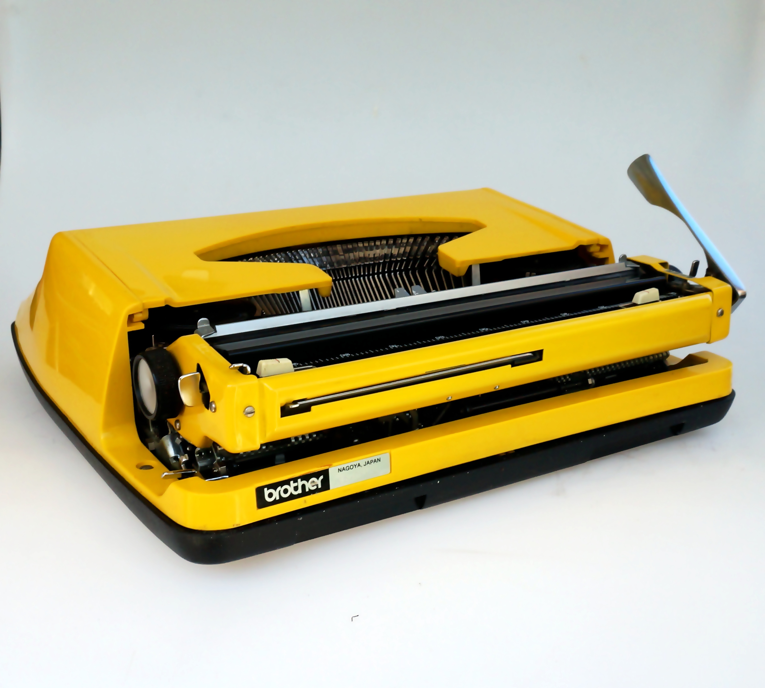 Yellow Brother Deluxe Typewriter My Cup Of Retro Typewriter