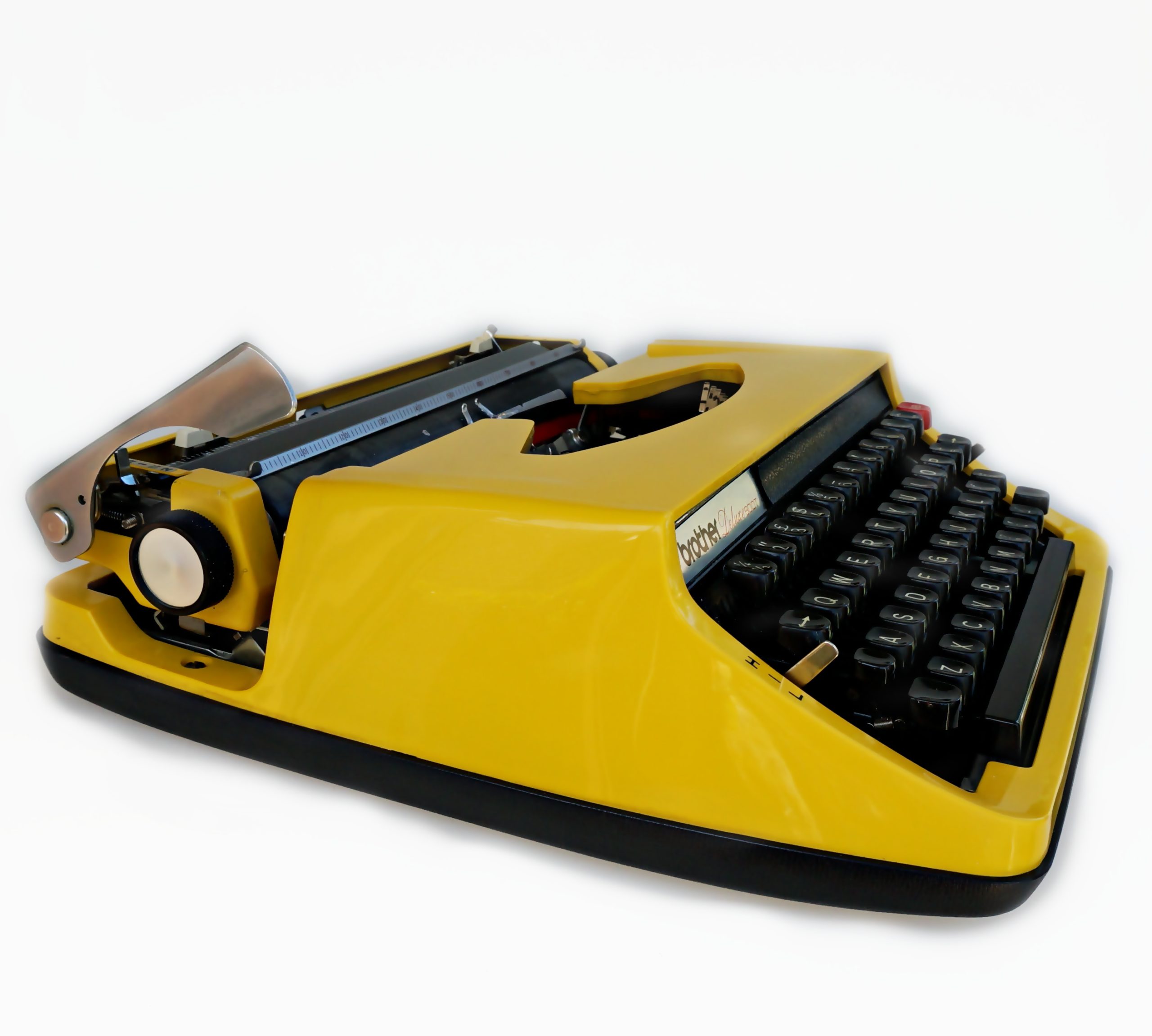 Yellow Brother Deluxe Typewriter My Cup Of Retro Typewriter