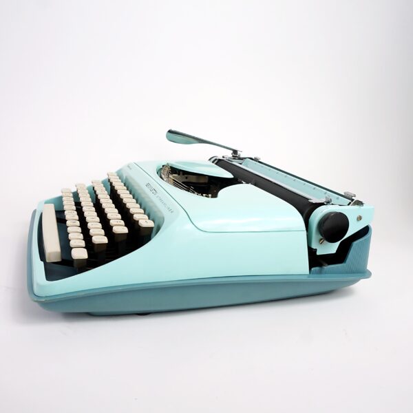 Blue Remington Streamliner Typewriter
