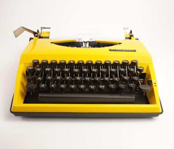 Yellow Adler Tippa Typewriter
