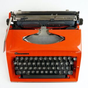 orange contessa typewriter