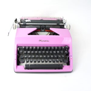 pink olympia typewriter