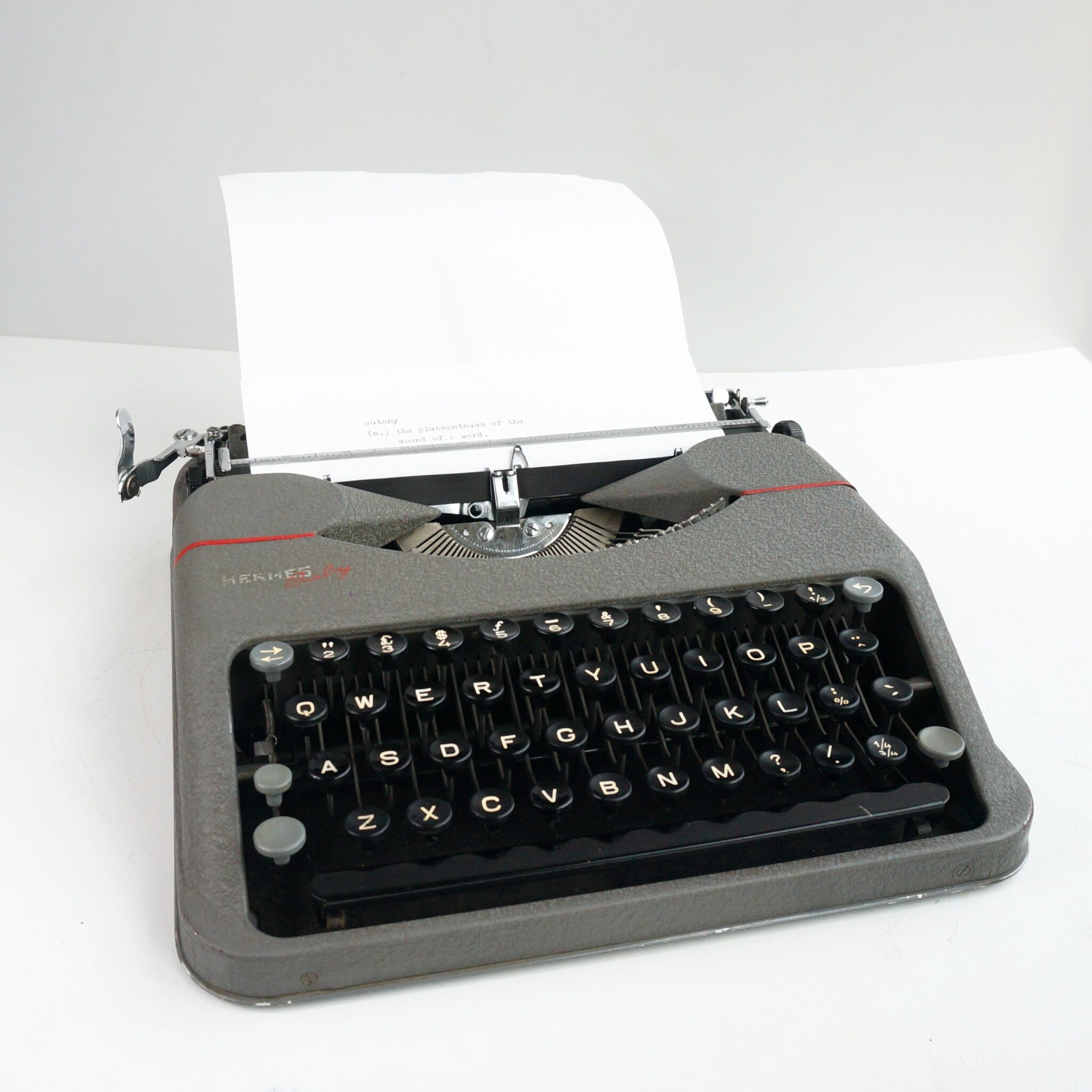 Hermes Baby Typewriter 1950 For Sale My Cup Of Retro Typewriters