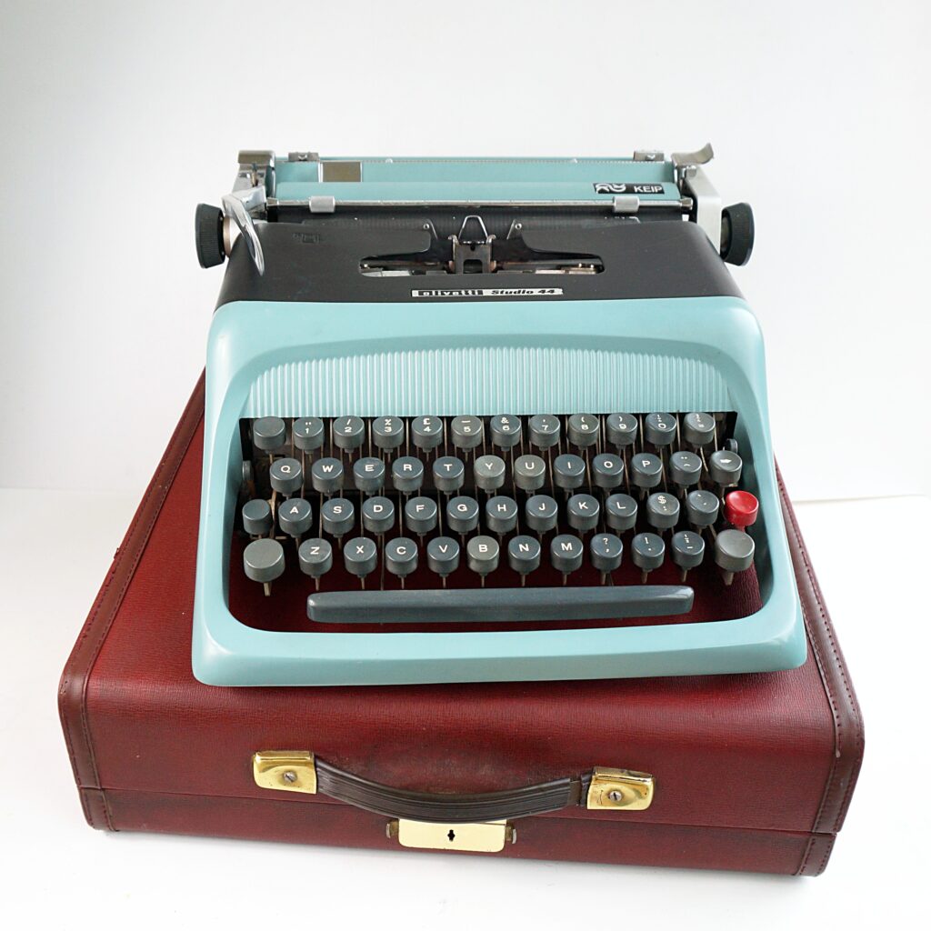 Olivetti Studio 44 Typewriter for sale My Cup Of Retro Typewriter Store