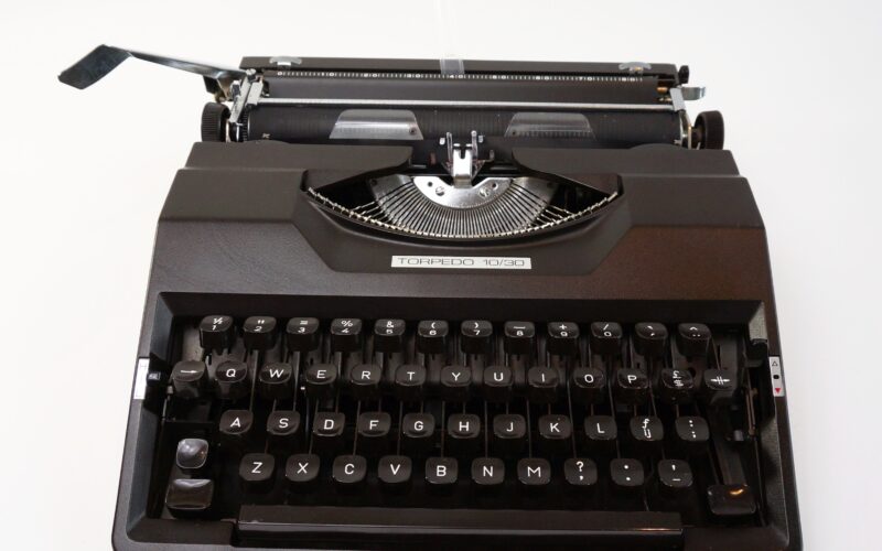 Black Torpedo 1030 Typewriter