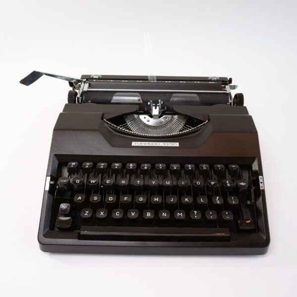 black torpedo typewriter