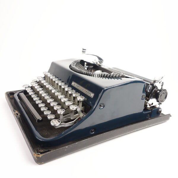 Blue Olivetti MP1 typewriter