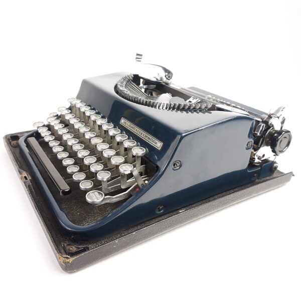 Blue Olivetti MP1 typewriter