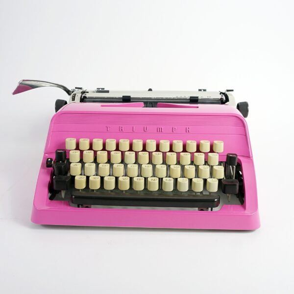 Pink Triumph Typewriter