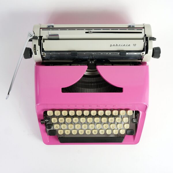 Pink Triumph Typewriter