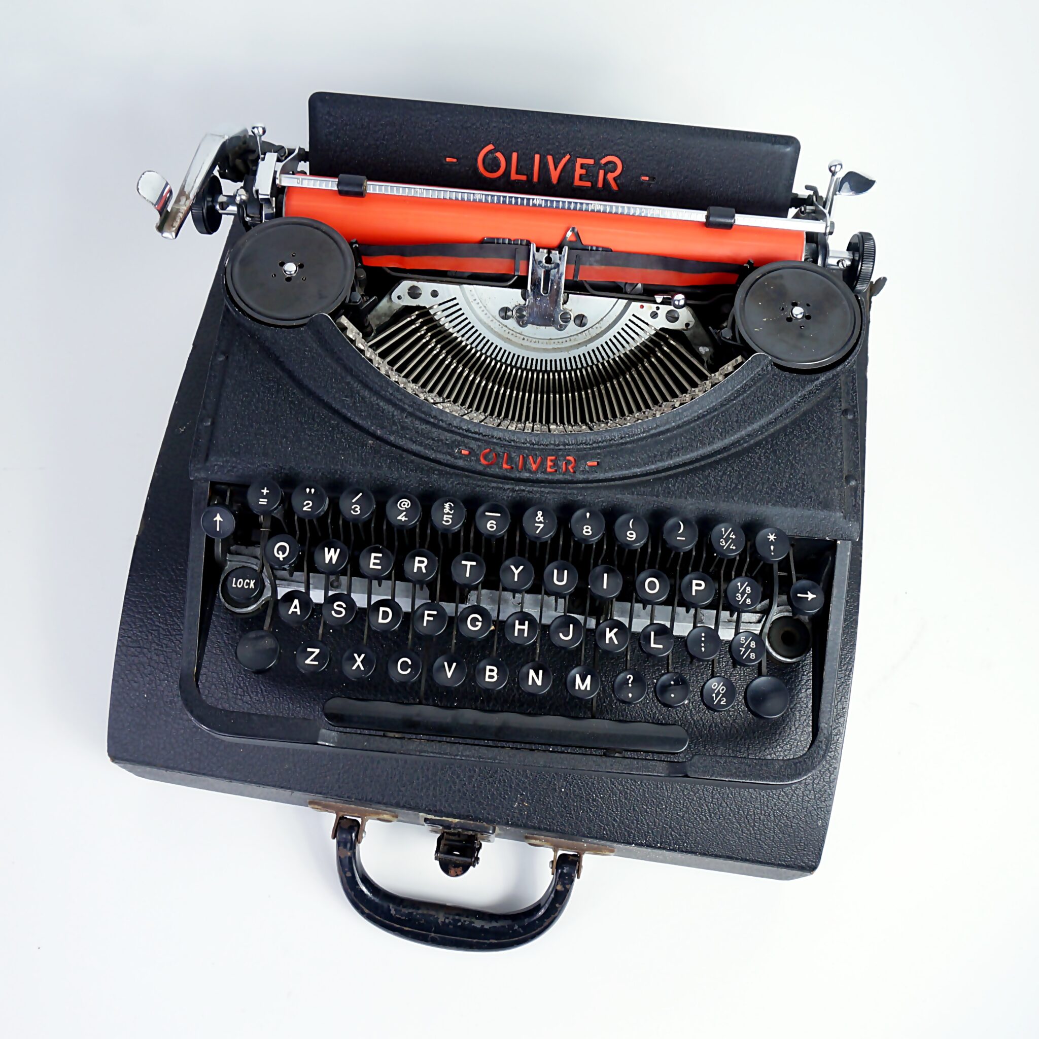 Oliver Portable Typewriter 1954 For Sale My Cup Of Retro Typewriters