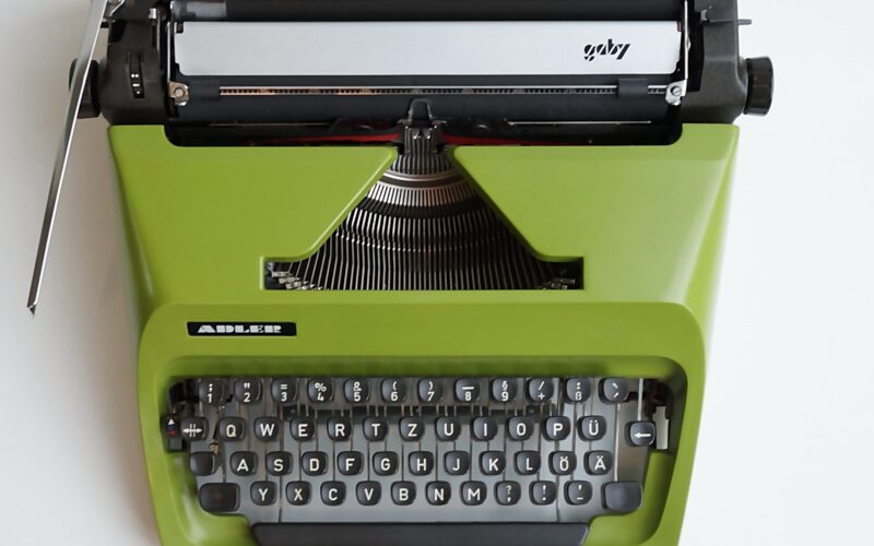 Green Adler Gaby Typewriter