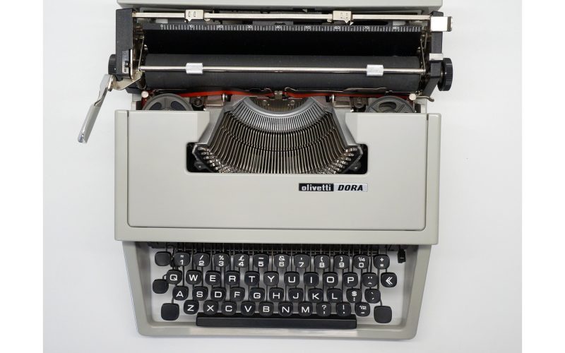 Olivetti Dora Typewriter and Case
