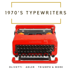 1970's Typewriters