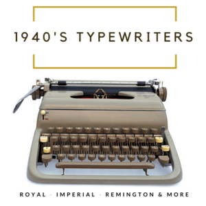 1940's Typewriters