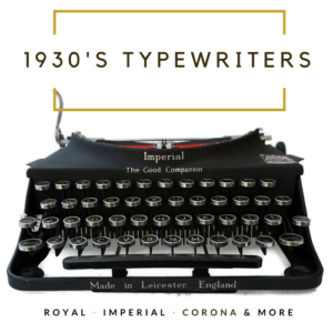 1930's Typewriters